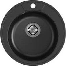 Quadron Zlewozmywak Quadron MORGAN 210 GraniteQ  VERY BLACK mat / stal szlachetna