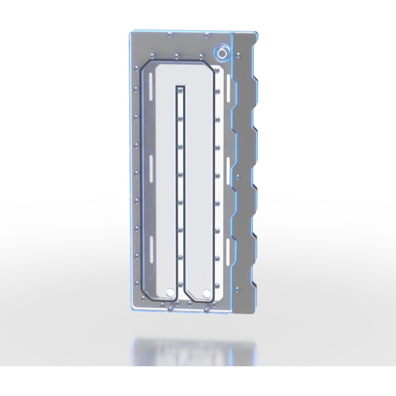 Triton Singularity Computers  Wraith 2.0 Elite - Distro Plate - silber