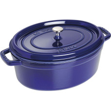 Staub Garnek STAUB żeliwny owalny 5.5 ltr niebieski uniwersalny