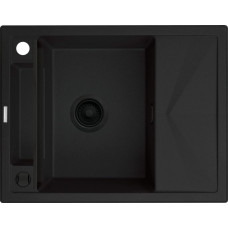 Deante Zlewozmywak Deante MAGNETIC - granitowy magnetyczny 1-komorowy z ociekaczem Czarny (ZRM N11A)