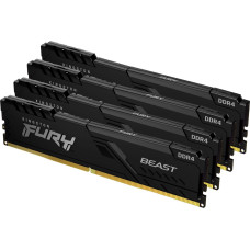 Kingston Fury Pamięć Kingston Fury Beast, DDR4, 32 GB, 3600MHz, CL17 (KF436C17BBK4/32)