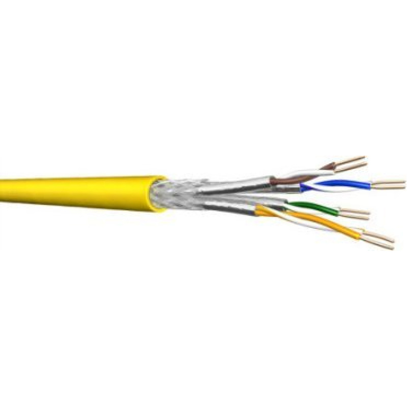 Triton DRAKA UC2000/UCFUTURE COMPACT22 Cat.8.2 S/FTP H AWG 22 gelb, 500 m