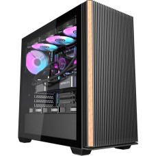 Darkflash DS900WS computer case (black) + 4 fans