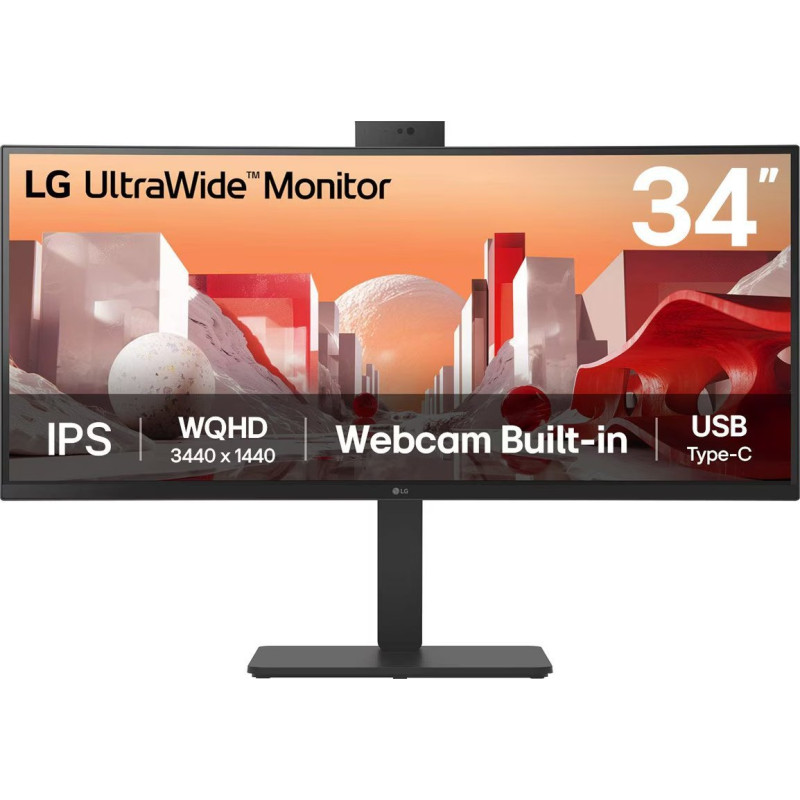 LG Monitor LG LG 34BA85QE-B.AEU 86,72cm 34Zoll IPS 3440x1440 21:9 300cd/m2 5ms 2xHDMI DP USB