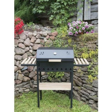 Techly ABAS GRILL WITH LID AND SHELVES