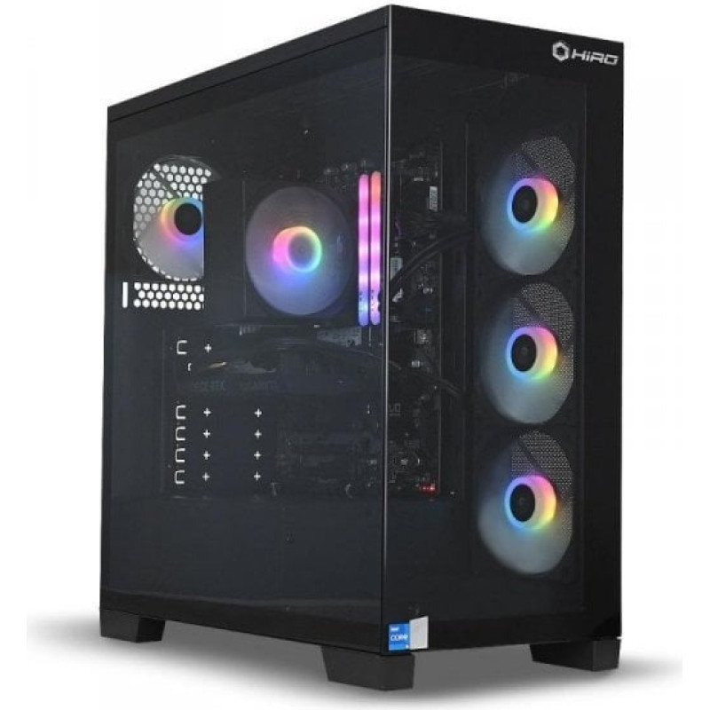 Hiro Komputer HIRO Aurora AMD Ryzen 7 8700F, RX 7600 8GB, 32GB RAM, 1TB SSD, WIFI, W11H