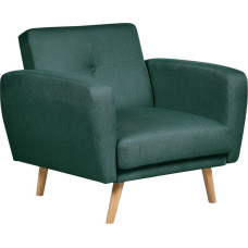 Beliani Fotel zielony FLORLI