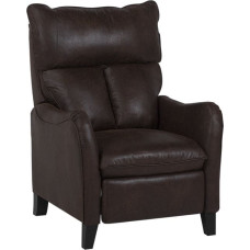 Shumee Fotel rozkładany ekoskóra brązowy ROYSTON