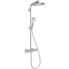Hansgrohe Zestaw prysznicowy Hansgrohe Crometta S z deszczownicą z baterią termostatyczną chrom (27267000)
