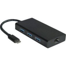 Value Adapter USB Value VALUE Konwerter USB 3.2 Gen 1 typu C na Gigabit Ethernet + hub
