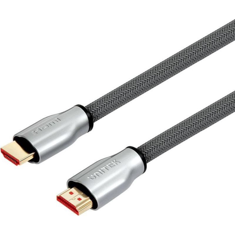 Unitek Y-C142RGY HDMI cable 10 m HDMI Type A (Standard) Silver, Zinc