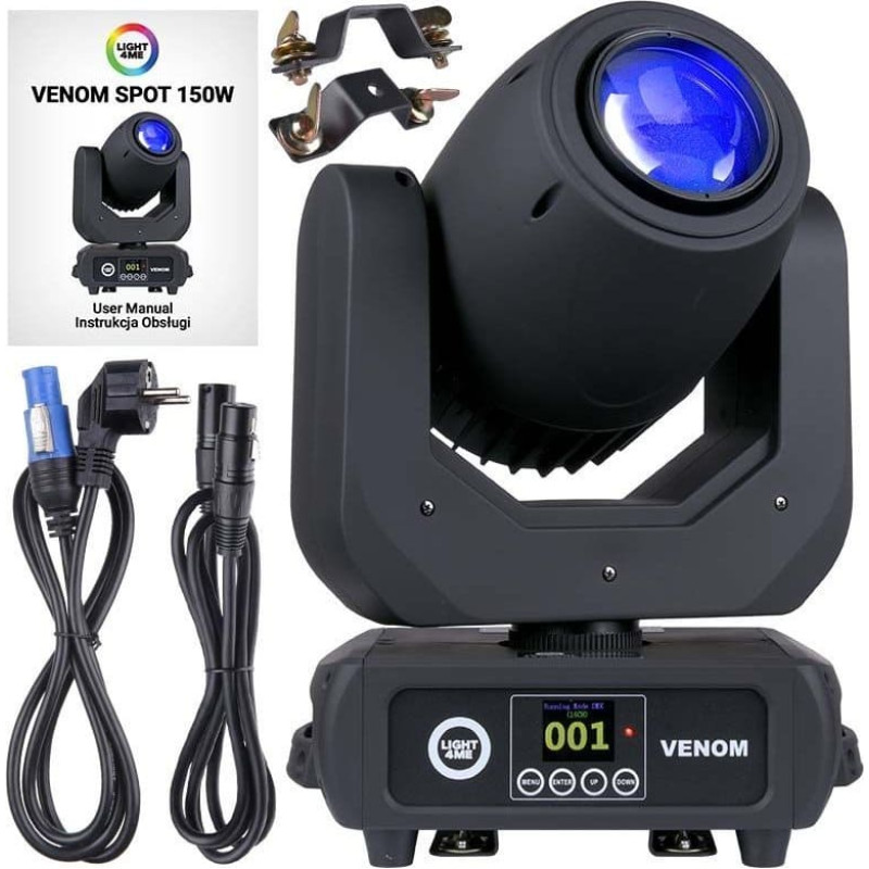 Light4Me LIGHT4ME VENOM SPOT 150W głowica ruchoma LED oświetlenie estradowe
