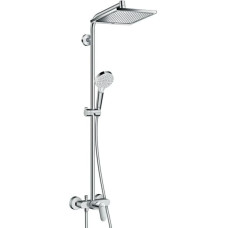 Hansgrohe Zestaw prysznicowy Hansgrohe Crometta E z deszczownicą z baterią chrom (27284000)