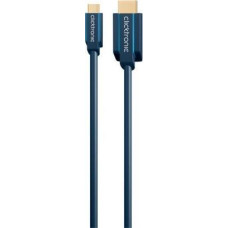 Clicktronic Kabel USB Clicktronic USB-C - HDMI 3 m Niebieski (JAB-6484881)