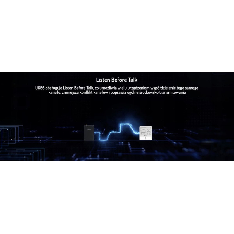 Milesight Milesight UG56-L04EU Bramka LoraWan Przemysłowa Wewnętrzna z Modułem LTE PoE Wi-Fi Anteny Zewnętrzne MQTT Programowalna Python-SDK, Node-RED
