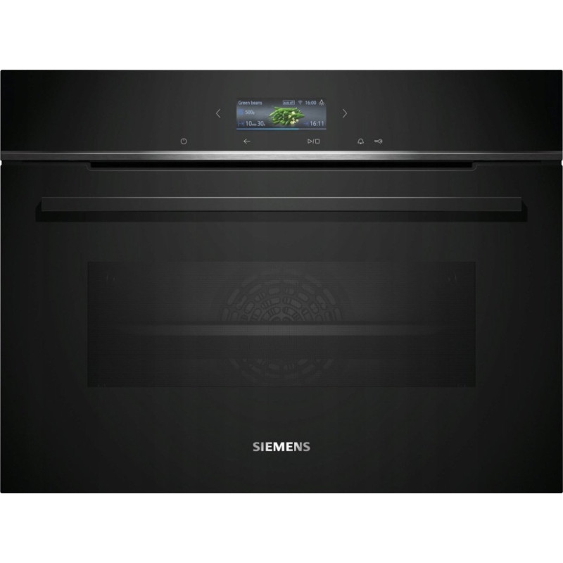 Siemens Piekarnik Siemens Piekarnik kompaktowy do zabudowy Siemens CB734G1B1 60cm Home Connect Czarny