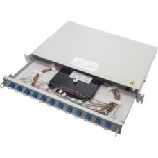 Telegrtner 19 FO-PP PRO-V 1U 24 E2k/A OS2 PT, 24xE2000/APC, 9/125 OS2, kolorowy