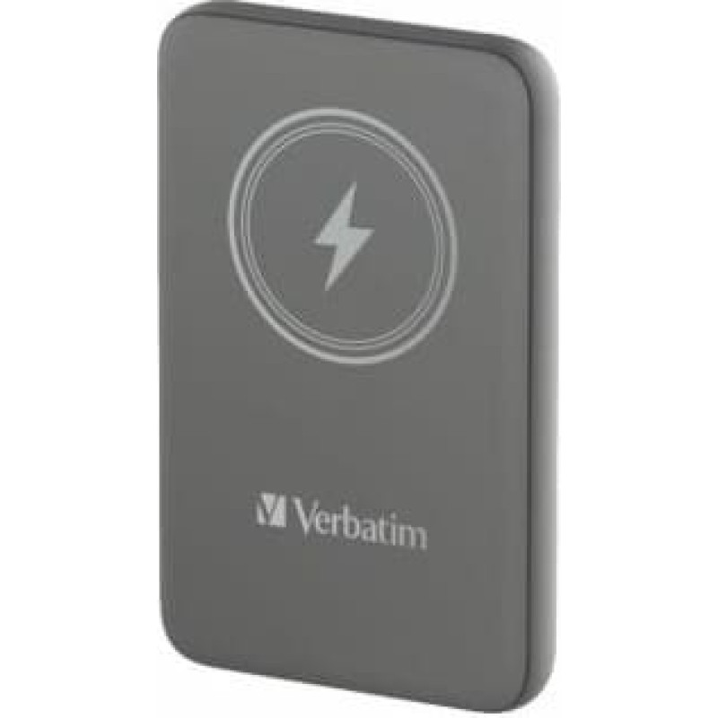 Verbatim Verbatim Powerbank indukcyjny `n` Go 15W 10000mAh Wireless Magnetic szary/grey 32249