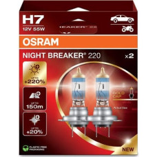 Osram NIGHT BREAKER 220 H7 CAR HALOGEN BULB 2 pc(s)