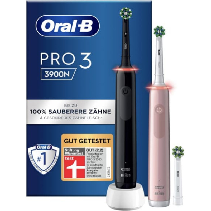 Braun Oral-B Pro 3 3900N Duopack Black-Pink Edition 760277