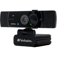 Verbatim Webcam mit Dual Mikro AWC-03 Ulrta HD 4K Autofokus retail 49580