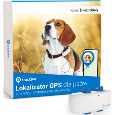 Tractive Tractive GPS DOG 4 — lokalizator dla psów z monitorowaniem aktywności — kolor biały