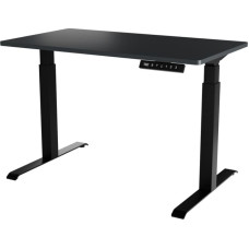 Cama Meble Desk with electric height adjustment MOON 121x67x72-120 black/anthracite