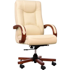 Bemondi LIDER cream leather armchair