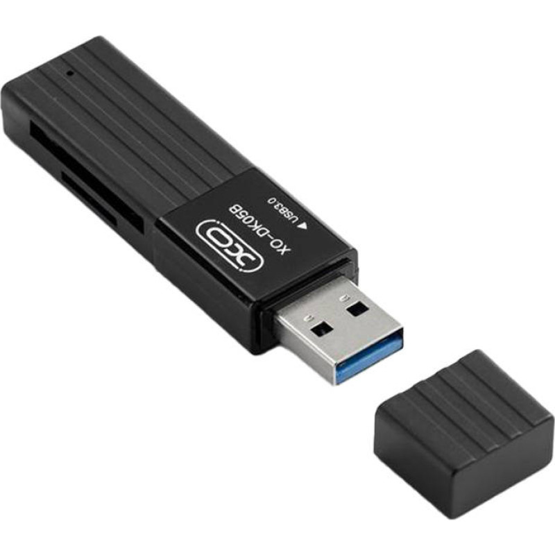 XO DK05B USB 3.0 memory card reader 2W1 (black)