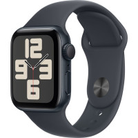 Apple Watch SE GPS 40 mm Midnight Aluminium Case with Midnight Sport Band - M/L