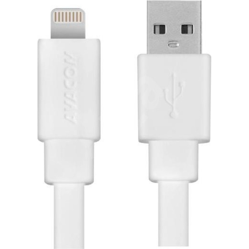 Avacom MFI-120W USB CABLE - LIGHTNING, MFI CERTIFICATION, 120CM, WHITE