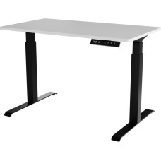 Cama Meble Desk with electric height adjustment MOON 121x67x72-120 Black/White