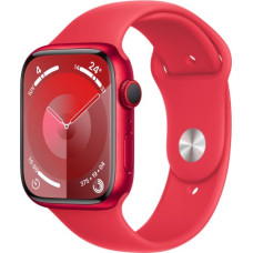 Apple Watch S9 Alu. 45mm GPS+Cell. Product Red Sport Band M/L MRYG3QF/A