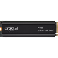 Crucial SSD|CRUCIAL|T700|4TB|M.2|PCIe Gen5|NVMe|TLC|Write speed 11800 MBytes/sec|Read speed 12400 MBytes/sec|TBW 2400 TB|CT4000T700SSD5