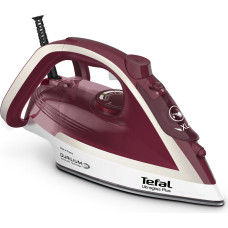 Tefal Ultimate Pure FV6810 Steam iron 2800 W Red, Silver