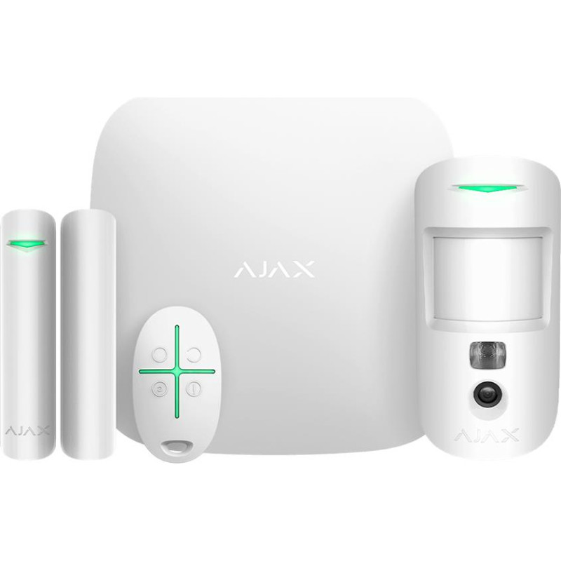 Ajax ALARM SECURITY STARTERKIT CAM/WHITE 38172 AJAX