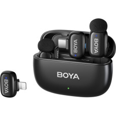 Boya wireless microphone mini-12 Lightning/USB-C, black