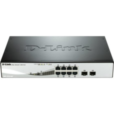 D-Link Web Smart DGS-1210-08P/E Switch 8 x 10/100/1000 PoE+ 2 Gigabit