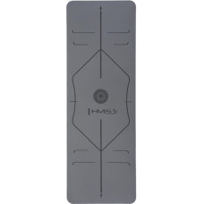 HMS Jogas paklājiņš YM10 YOGA MAT TPE GRAY TPE HMS