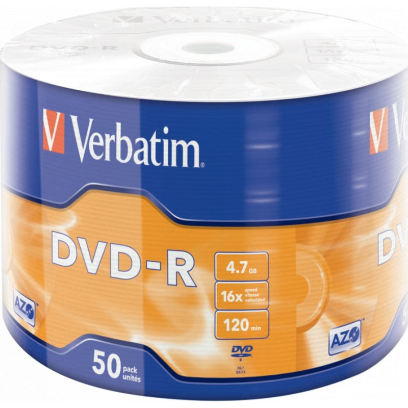 Verbatim DVD-R Verbatim 50szt