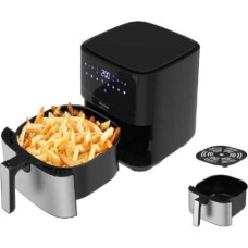 Taurus AF1450XD Single 5 L Stand-alone 1450 W Hot air fryer Black, Stainless steel