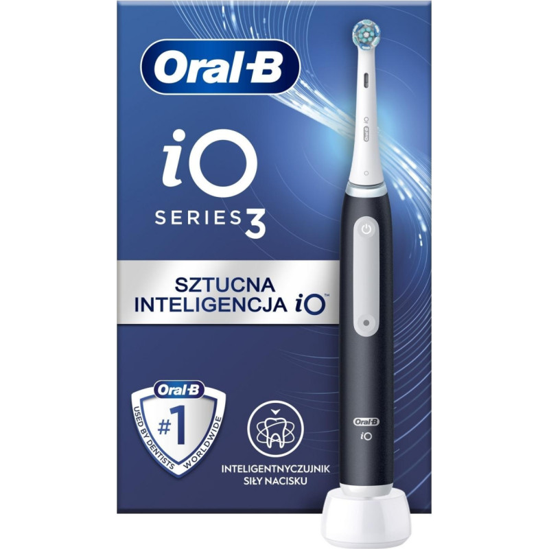 Oral-B Elektrinis dantų šepetėlis Oral-B iO3 Matt Black