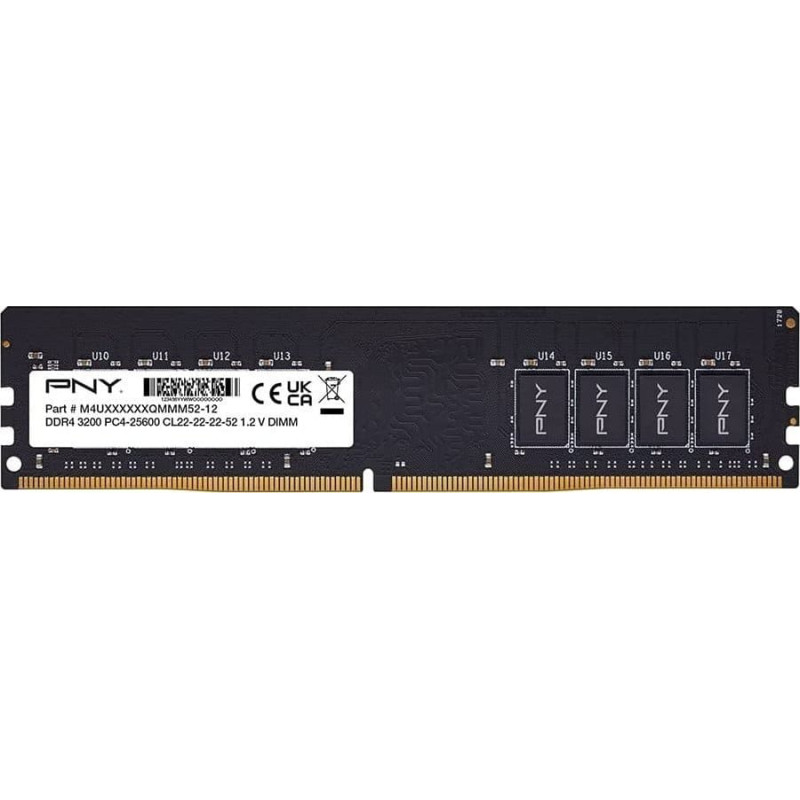 PNY Memory 32GB DDR4 3200MHz 25600 MD32GSD43200-SI BULK