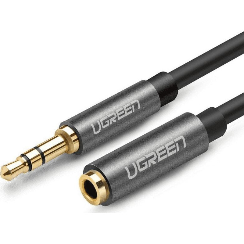 Ugreen Kabel Ugreen Jack 3.5mm - Jack 3.5mm 3m czarny (UGR280SLV)