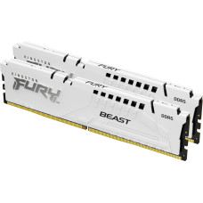 Kingston Technology FURY Beast 32GB 5200MT/s DDR5 CL40 DIMM (Kit of 2) White XMP