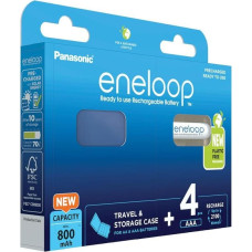 Panasonic Įkraunamos baterijos Panasonic ENELOOP BK-4MCDEC4BE, 750 mAh, 2100 (4xAAA)