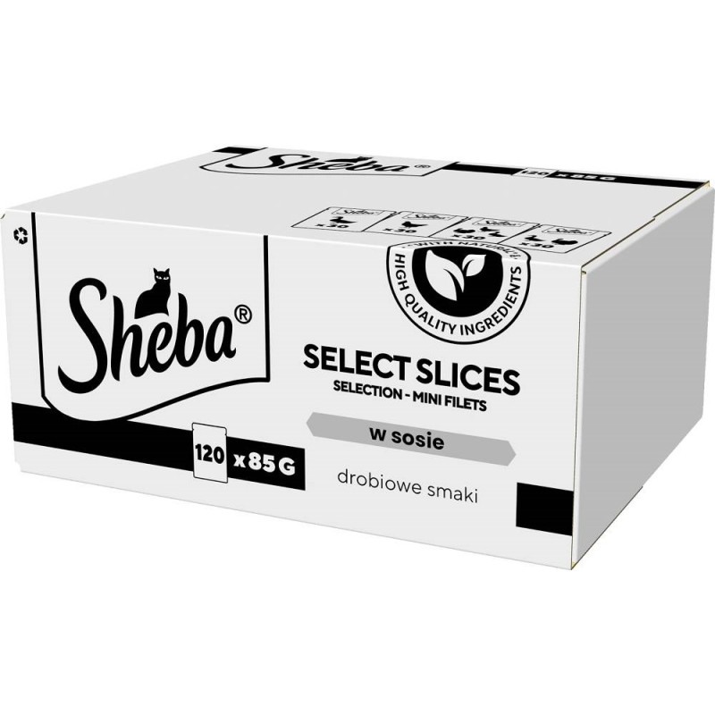 Sheba Select Slices Poultry flavors - wet cat food - 120 x 85g