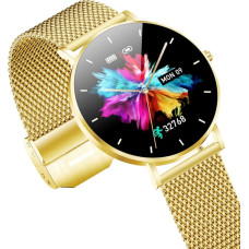 Manta Multimedia Sp. Z O.o. Women's smartwatch Alexa Lux Gold + pink strap