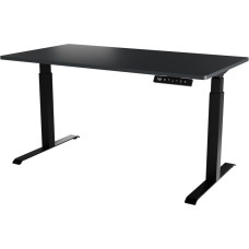 Cama Meble Desk with electric height adjustment MOON LONG 150x80x72-120 black/anthracite