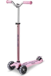 Micro Maxi Micro Deluxe Pro LED scooter Rose